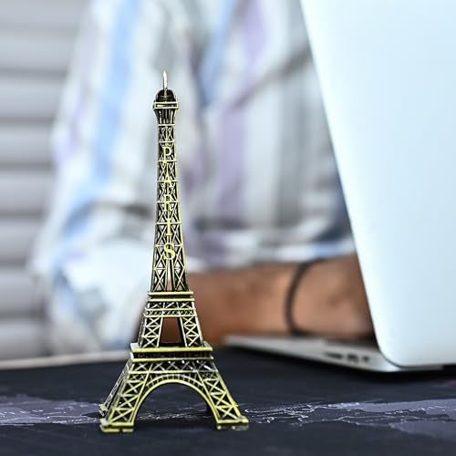 ZAICUS Eiffel Tower Showpiece - Stunning French Decor | 15cm Metal Sculpture for Travel Lovers & Home Decor - Image 3