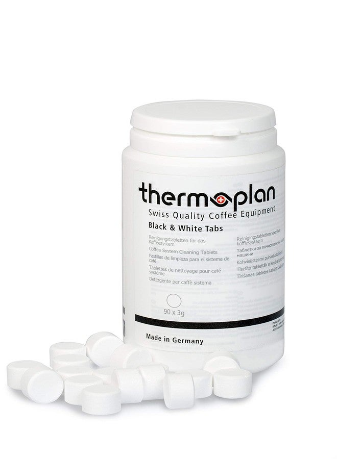 Cleaning Tablets for Thermoplan Coffee Machines 90 tabs with 3 g Black & White CT, CTS, CTM, CTMF5, easyline, barbeanie, ONE, Tiger, Tiger Cool