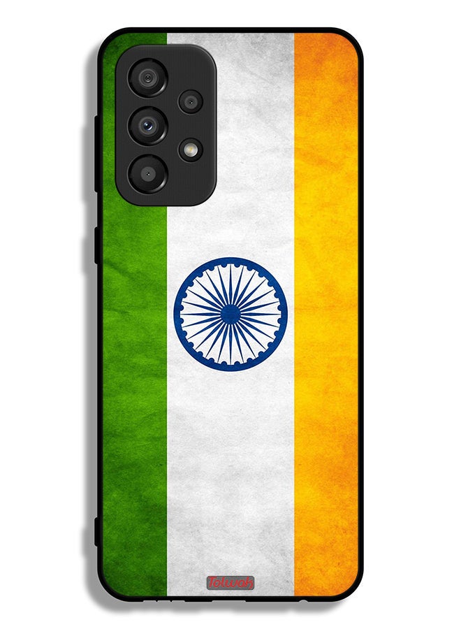 Tolwak Samsung Galaxy A33 5G Protective Case Cover Luminous Indian Flag - Image 1