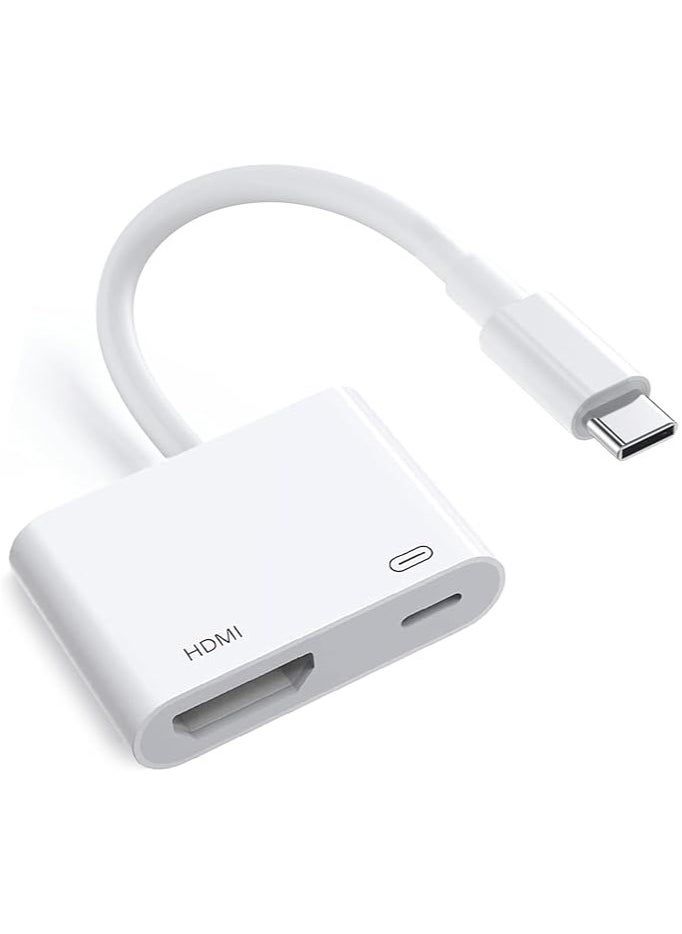 erorex USB-C to HDMI Adapter 4K@60Hz for iPhone 15 MacBook Pro Air iPad Pro, USB 3.1 Type C Digital AV HDMI 2.0 Cord Compatible with Samsung Galaxy S23/S22, Pixelbook, XPS and More  - Image 4