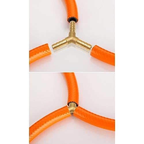 Uenede 3PCS Solid Brass 3/4"OD Barb Fitting Y 3-Way Union Intersection Barbed Hose Fittings for Water/Oil/Gas - Image 3