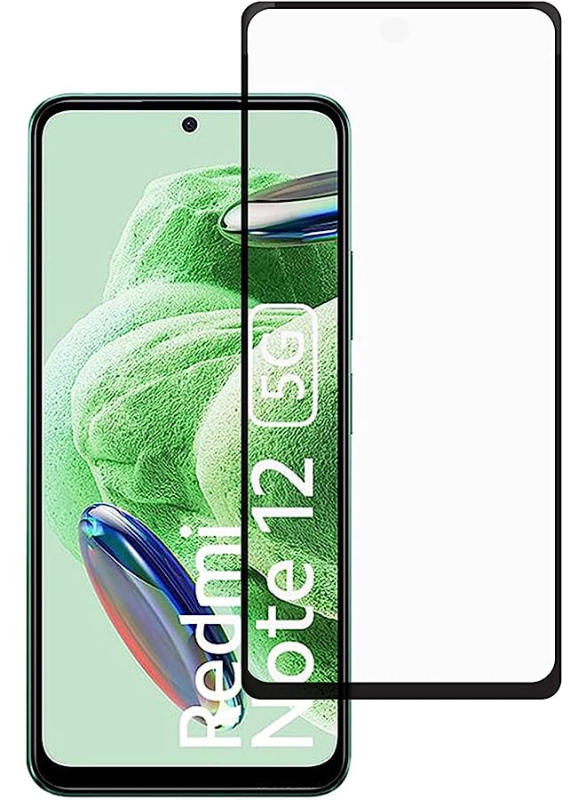 erorex Redmi Note 12 4G / 5G Screen Protector Tempered Glass Guard Full Glue Edge-To-Edge Protector For Xiaomi Redmi Note 12 4G / 5G By Emodil ® - Image 1