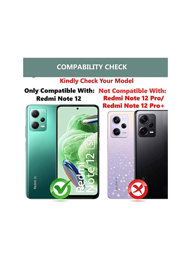 erorex Redmi Note 12 4G / 5G Screen Protector Tempered Glass Guard Full Glue Edge-To-Edge Protector For Xiaomi Redmi Note 12 4G / 5G By Emodil ® - Image 4
