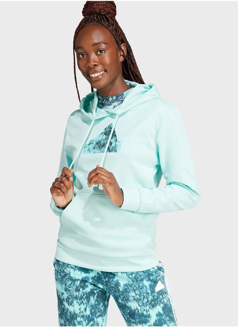 Adidas Future Icons Badge Of Sport Bomber Hoodie