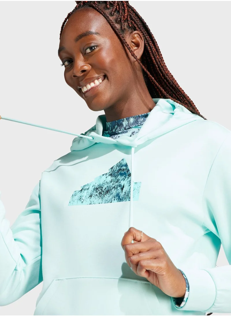 Adidas Future Icons Badge Of Sport Bomber Hoodie