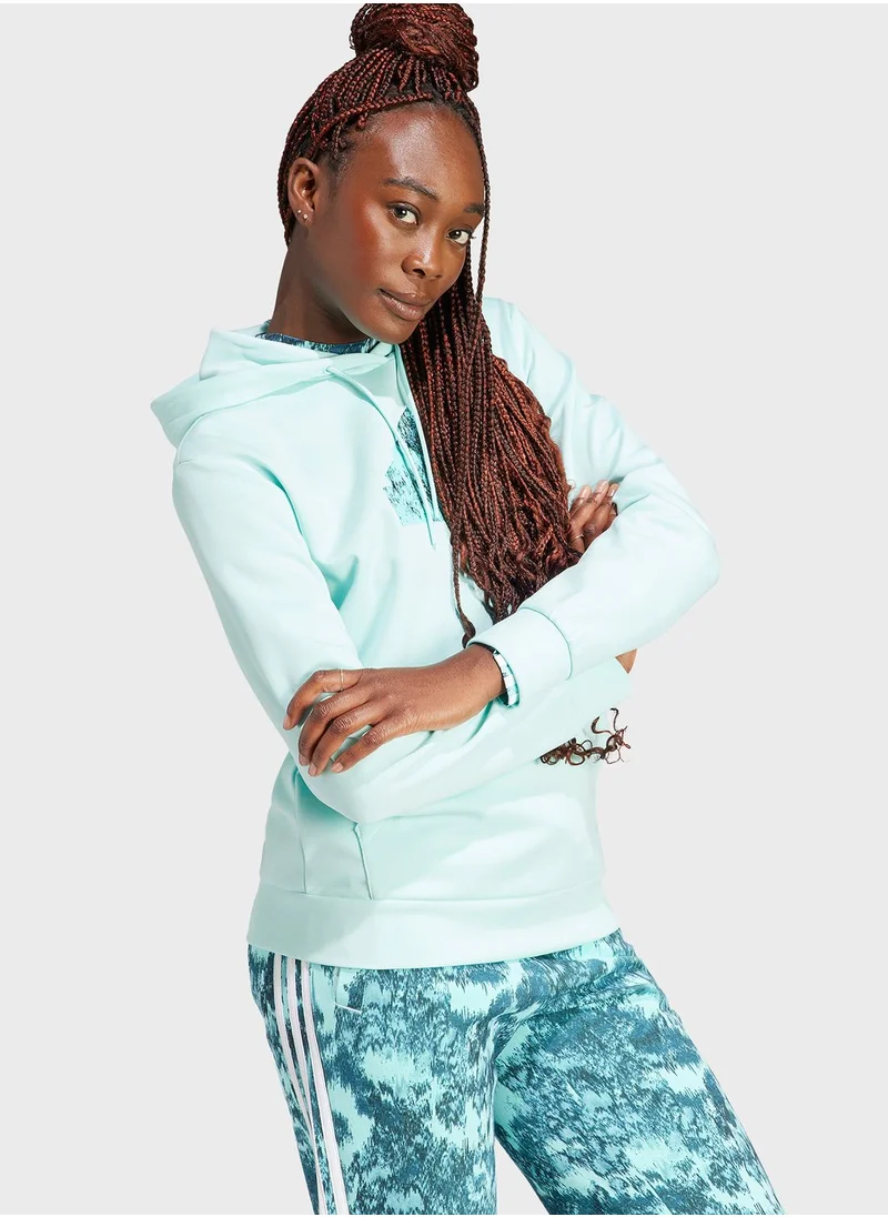 Adidas Future Icons Badge Of Sport Bomber Hoodie