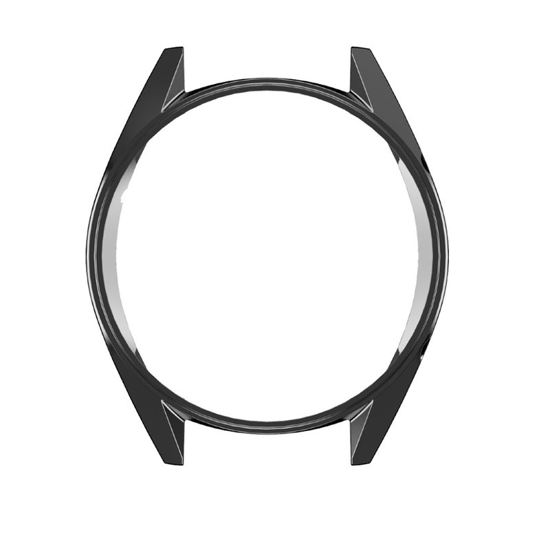 2pcs Watch Protective Case watch Protect Shell TPU Watch Protector Compatible for HuaWei Watch Black - Image 3