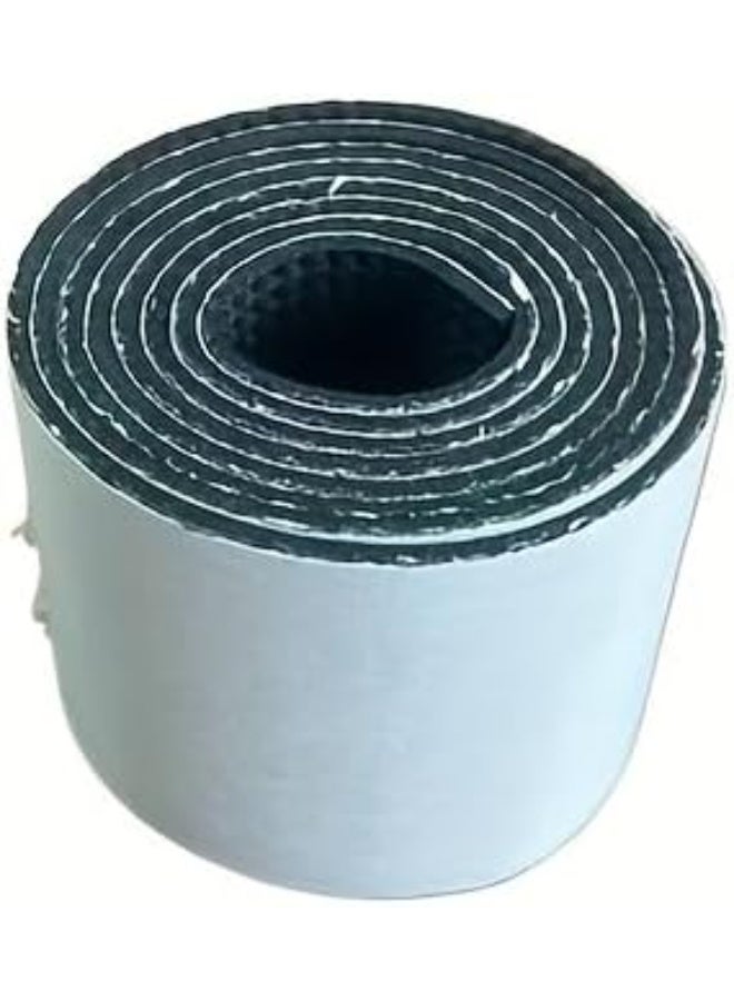 ماى سوق لفة نعل حامي للأحذية ذاتي الالتصاق - مانع للانزلاق ومقاوم للتآكل - شفاف/أسود لحماية نعل الكعب العالي والأحذية الرسمية. - Image 1