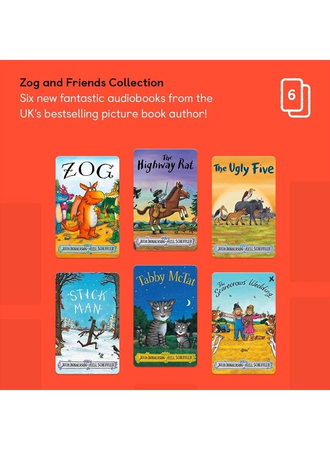 YOTO Zog & Friends Collection by Julia Donaldson – 6 Kids Audio Cards for Use Player & Mini All-in-1 Audio Player, Screen-Free Listening with Fun Playtime, Bedtime & Travel Stories, Ages 3+ - Image 2