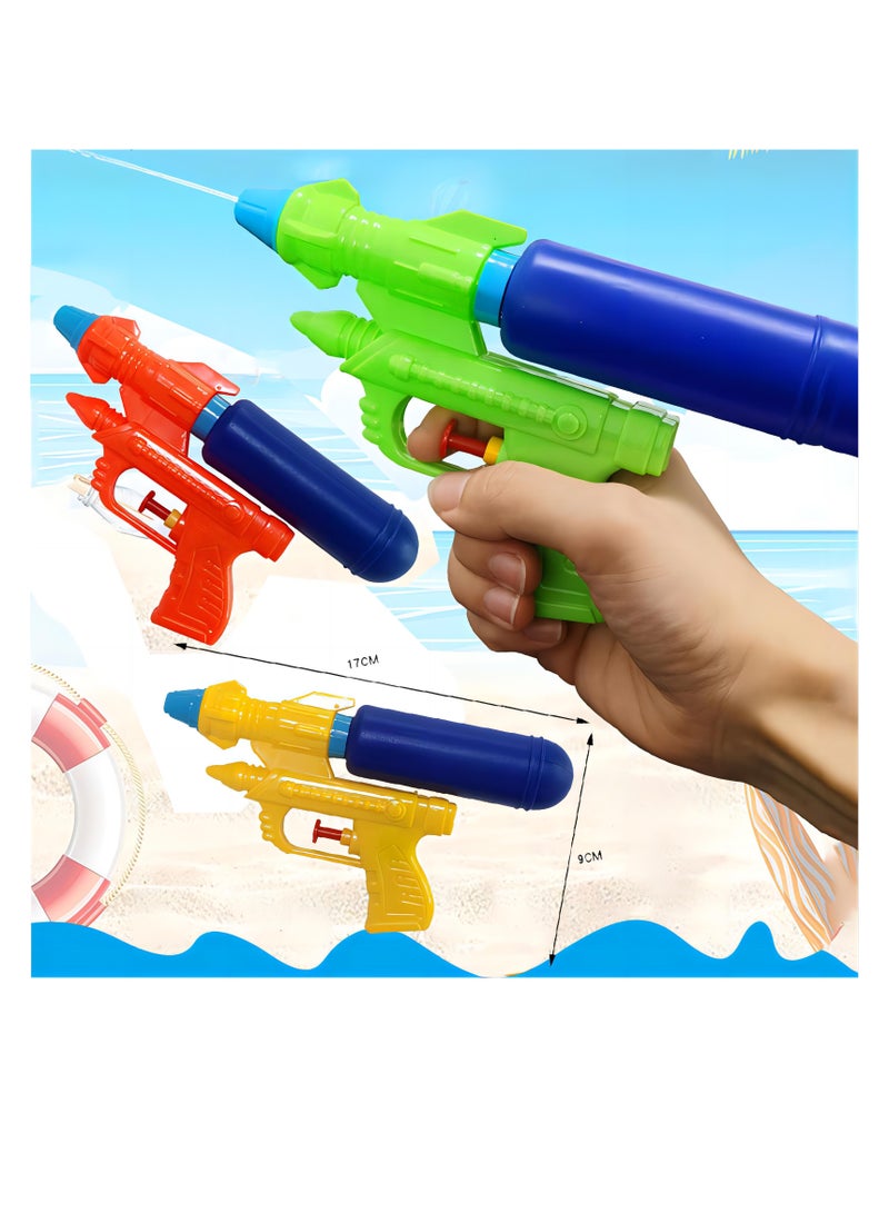 Colorful Kids Water Blasters Soakers - 3-Pack Water Gun Set for Outdoor Summer Fun, Beach, Pool & Backyard Play  - Image 5