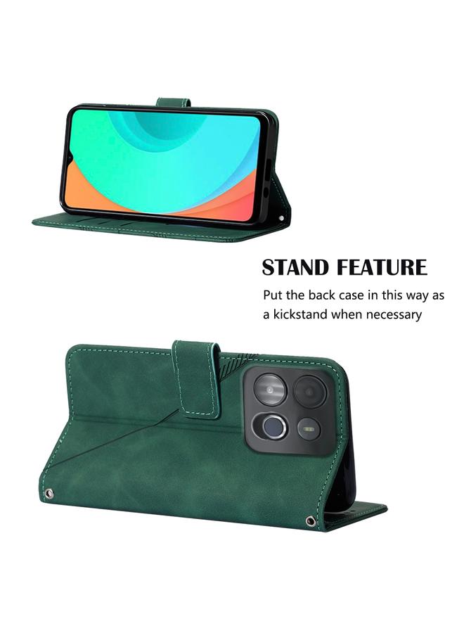 اس-توب جراب هاتف Infinix Smart 7 Crossbody من الجلد المنقوش ثلاثي الأبعاد - Image 5