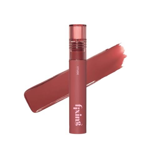 ETUDE Fixing Tint #06 Soft Walnut (4g) | Long Lasting High Pigmented Liquid Lipstick | Waterproof Lightweight Matte Finish Lip Stain | Full Coverage | Korean Makeup, Kbeauty - Image 1