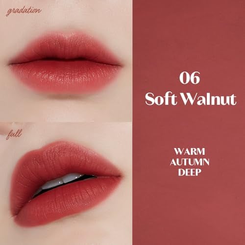 ETUDE Fixing Tint #06 Soft Walnut (4g) | Long Lasting High Pigmented Liquid Lipstick | Waterproof Lightweight Matte Finish Lip Stain | Full Coverage | Korean Makeup, Kbeauty - Image 3