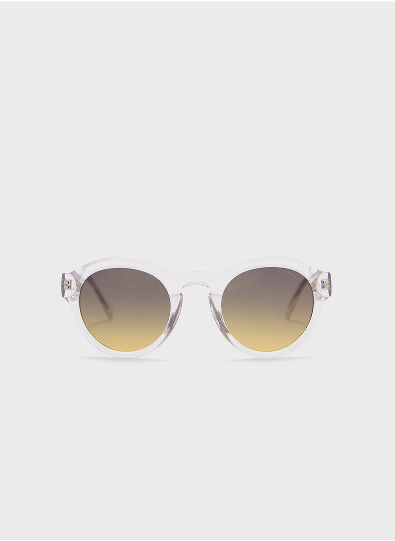 GUESS - Uv-Protected Round Sunglasses - Image 1