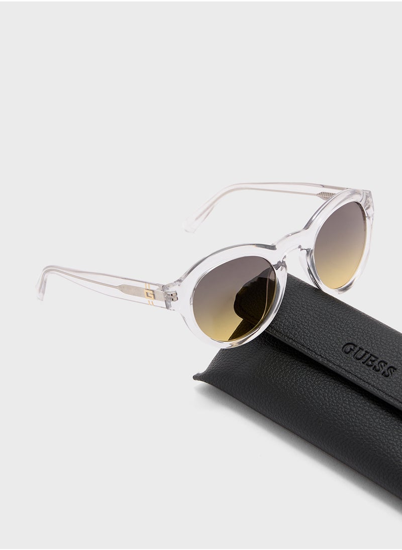 GUESS - Uv-Protected Round Sunglasses - Image 1
