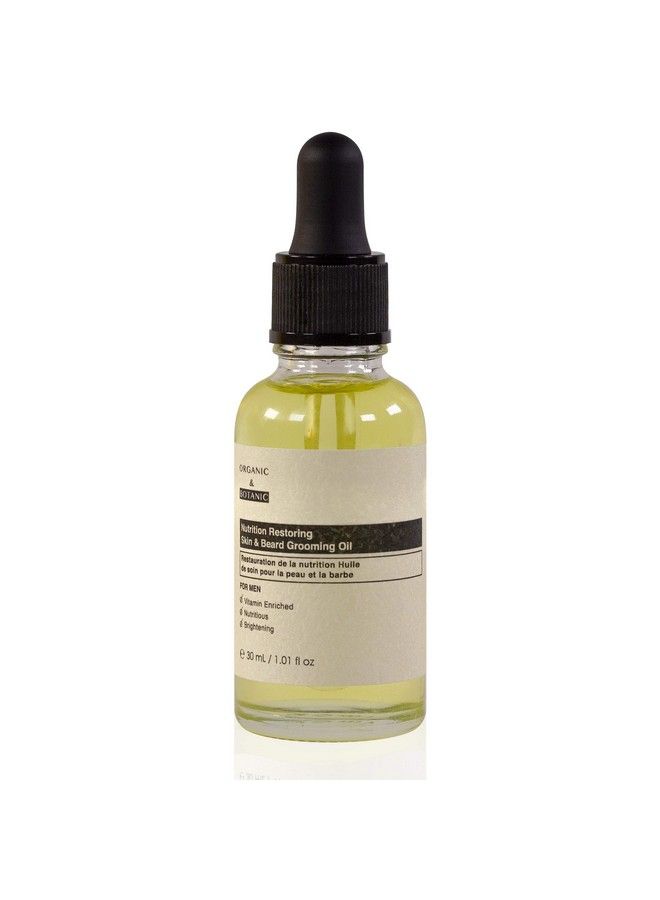DR BOTANICALS Organic & Botanic Nutrition Restoring Skin & Beard Grooming Oil 1.01 Fl Oz 30Ml - Image 1