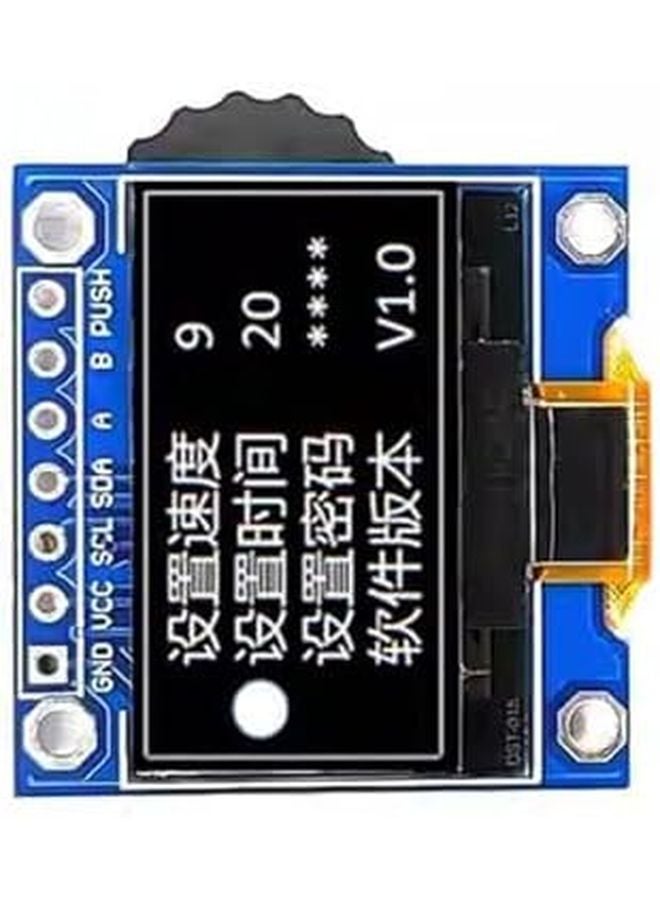 0.96 Inch OLED Display Module 128x64 Wide Viewing Angle With Rotary Encoder Low Power IIC Interface 1pcs 1pcs - Image 1