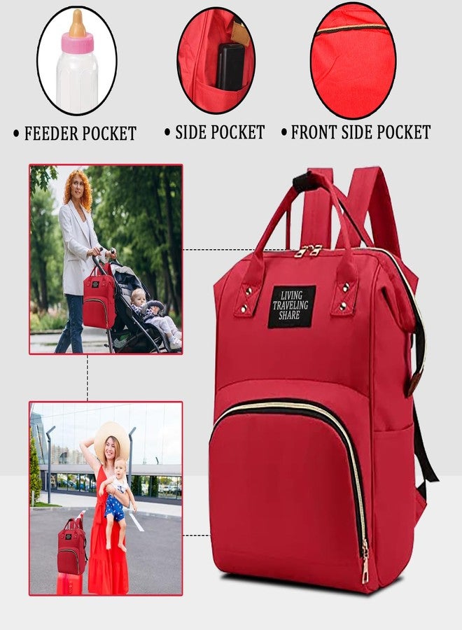 MAJIK Baby Diaper Bag Backpack for New Born Baby | Baby Diaper Bags for Mom for Travel| Baby Travel Backpack with Multiple Pockets (with Free Baby Manicure kit) (Model No.2) - Image 4