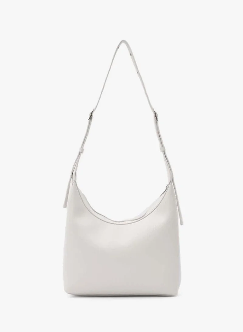Shule Bags Ria Adjustable Strap Shoulder Bag – Cream.