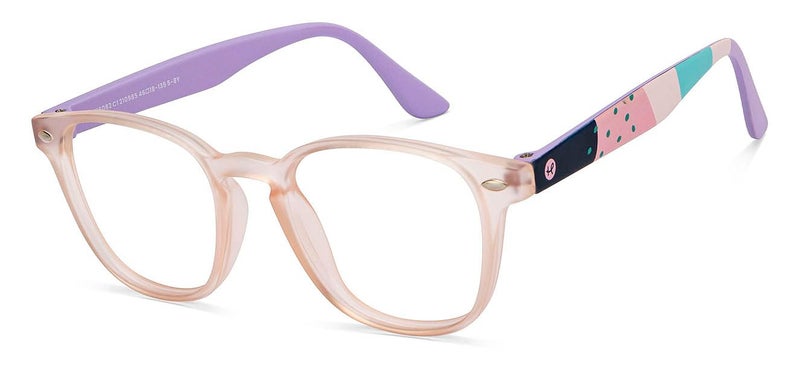 Hooper Memphis Collection | For Kids Age 8-12 yrs| Zero Power Bluecut & Antiglare Computer Eyeglasses For Eye Protection And Strain | Full Rim Square | HP E16082 - Image 2