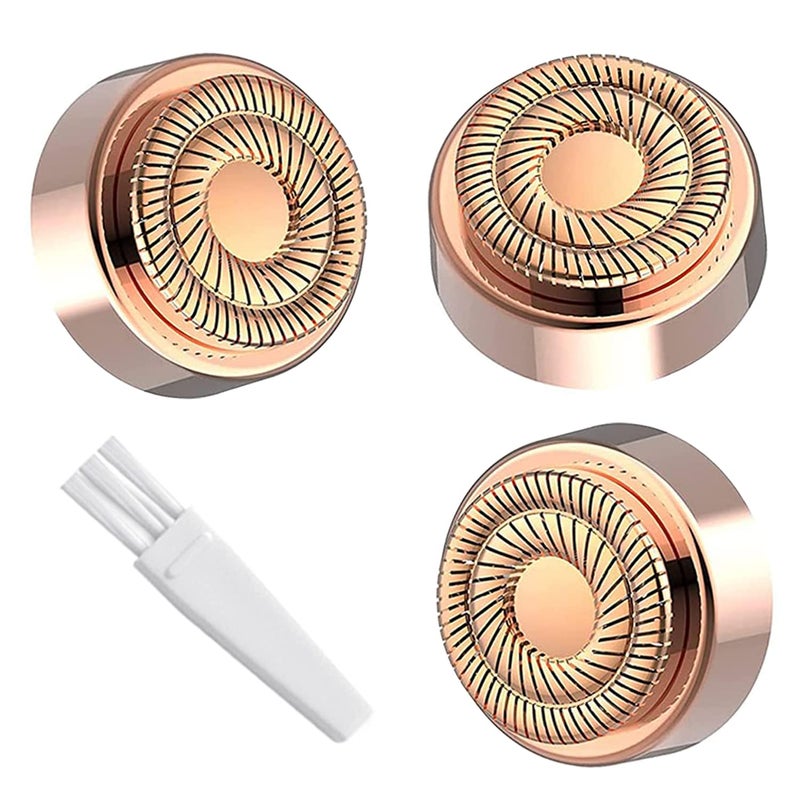 Gen 2 Replacement Heads for Flawless Facial Hair Remover Blades for Finishing Touch Generation 2 3pc Pack