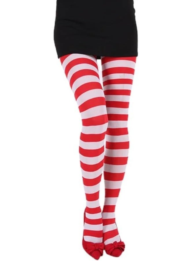 My souq Trendy Striped Women's Full-Length Tights - Bold Accessory for Party and Costume Outfits - Image 2