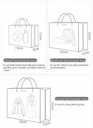 Color Gift Bag with Handle, Oil Painting Gift Paper Bags Medium Size Small Gift Bags Birthday Craft Paper Gift Bags for Presents,Birthdays, Mother's Day,Weddings, Party（25*12*22cm） - view 5