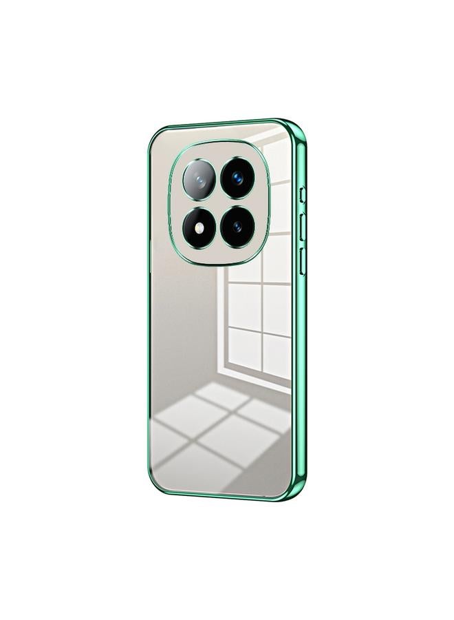 Case For Xiaomi Redmi Note 14 Pro+ 5G Transparent Plating Fine Hole Phone Case