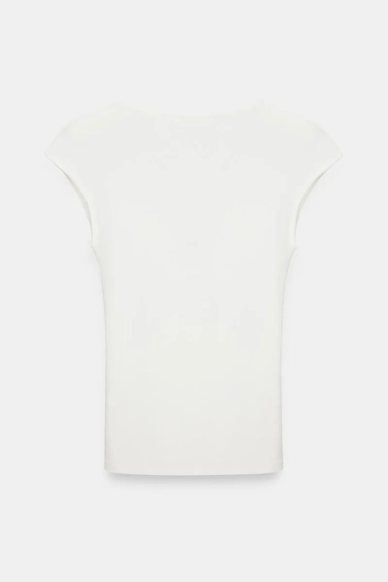 Dilvin White DILVIN Women’s Slim Fit Wrap Blouse for Women | Best Price UAE