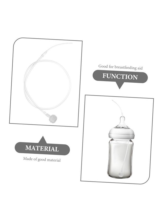 Vaguelly 1 Set Baby Bottle Weighted Straw Hose for Baby Bottle Accessories Hose Milk Bottle tubing with Weighted Straw Plastic - Image 2
