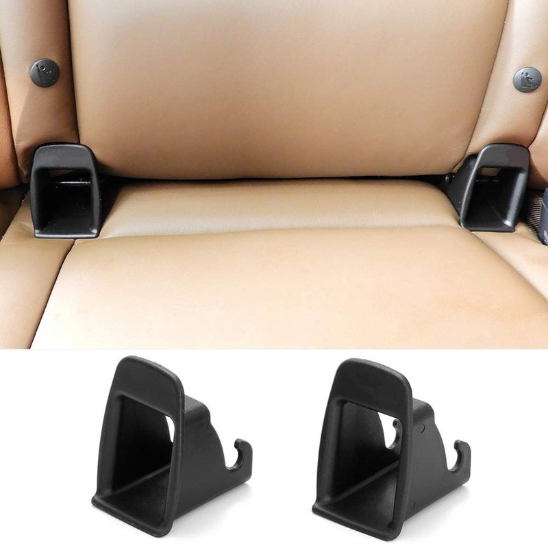 كارفان 2 قطعة حزام مقعد السيارة للأطفال واجهة ISOFIX مشبك أسود دليل ثابت مجرى