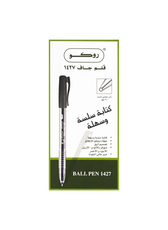 ROCO 1427 Rollerball Pen black 10 pcs 1mm