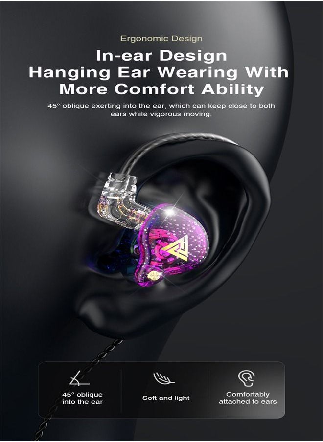 M MIAOYAN - HIFI heavy bass wired headphones, noise reduction music earplugs - Image 1