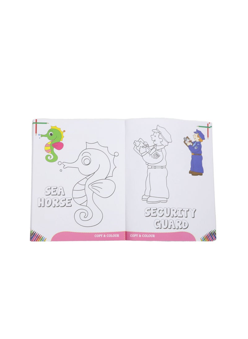 Little Artist Series Super copy color Activity Book - Blue - Image 4