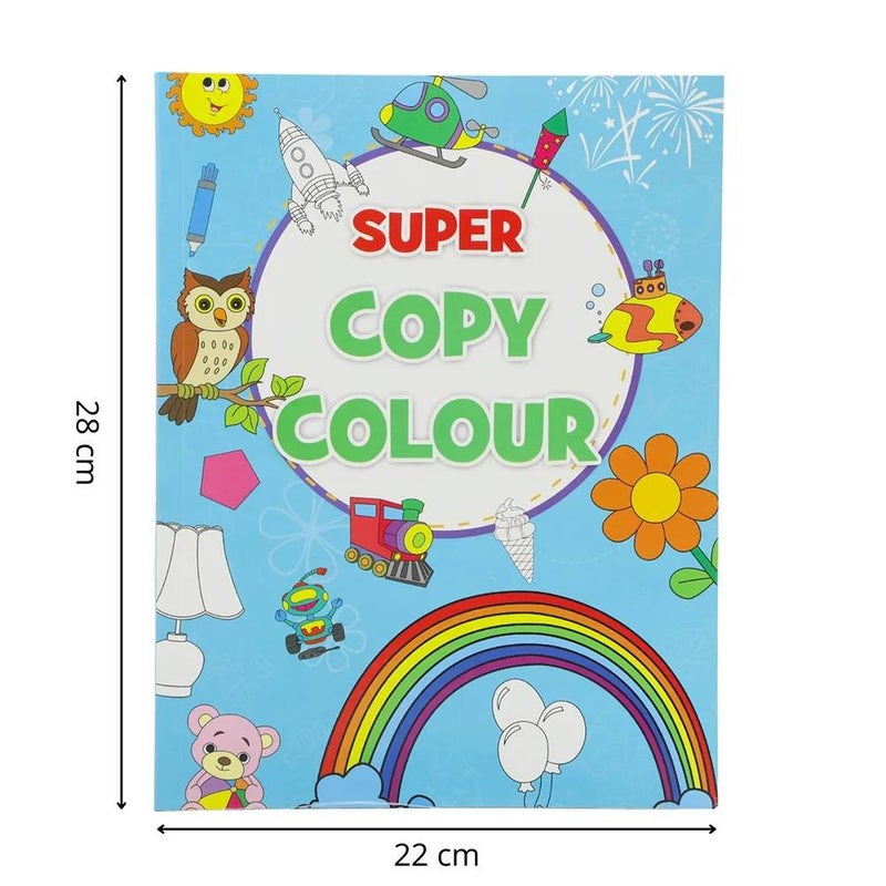 Little Artist Series Super copy color Activity Book - Blue - Image 1