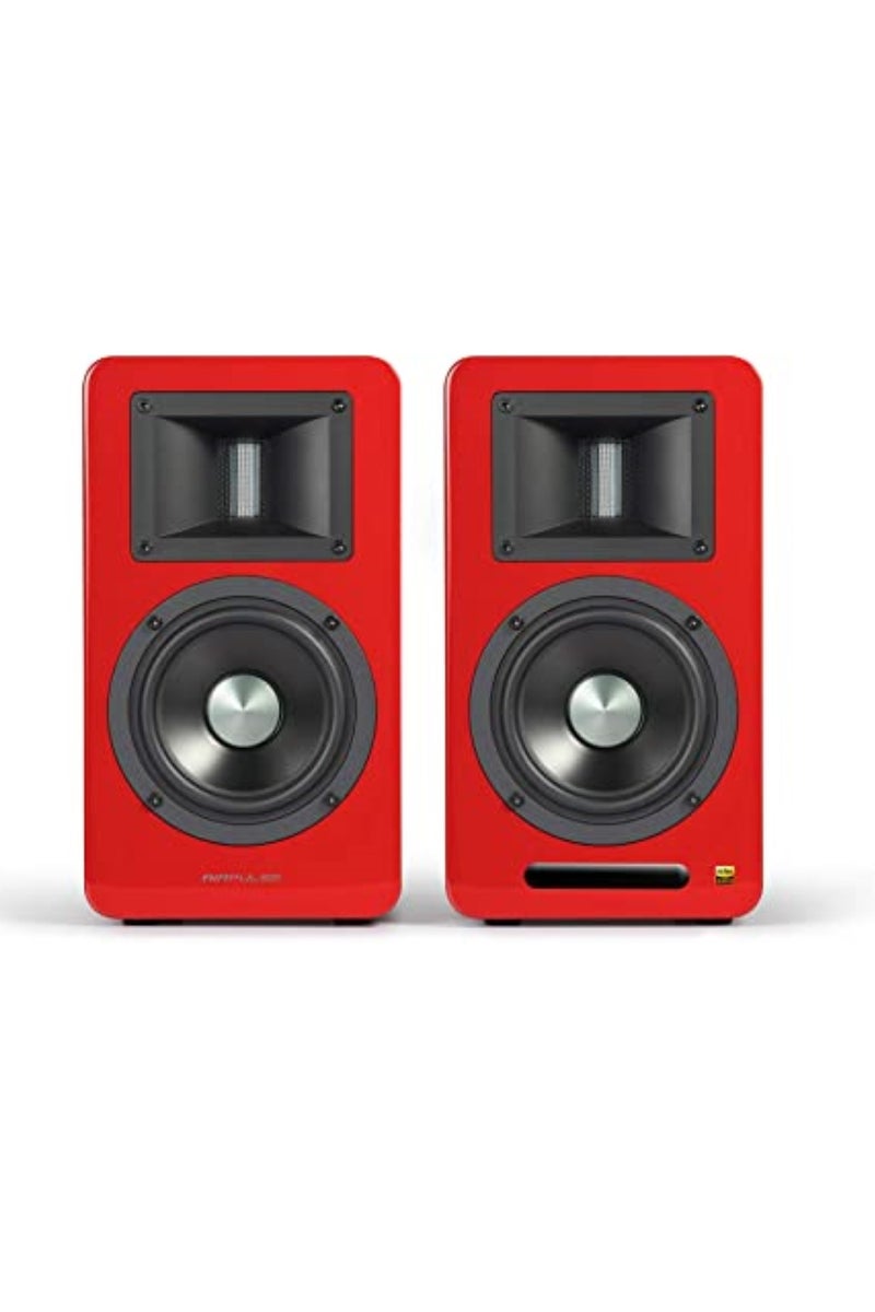 AIRPULSE نظام مكبر صوت Airpulse A100 أحمر نشط باللون الأحمر - Image 2