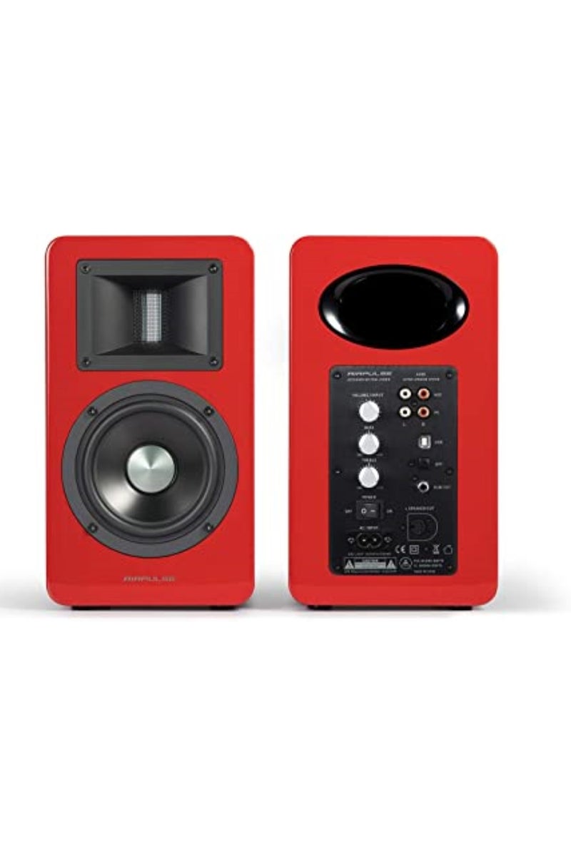 AIRPULSE نظام مكبر صوت Airpulse A100 أحمر نشط باللون الأحمر - Image 3