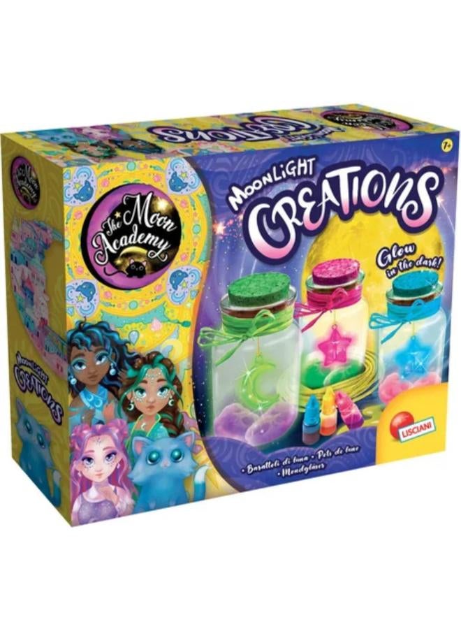 Lisciani The Moon Academy Glow-in-the-Dark Moonlight Creations Set - Image 1