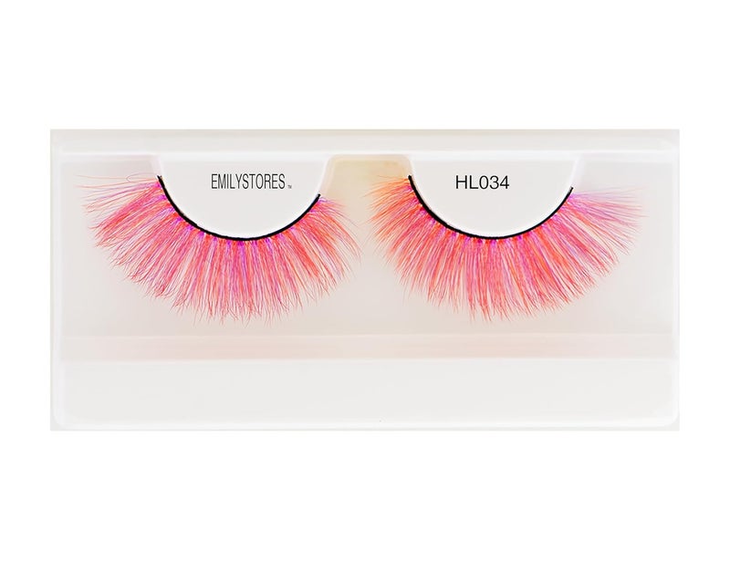 Red Eyelashes Colored Halloween Lashes For Costume Dramatic Long Eye Lashes Masquerade Party Cosplay Makeup Lashes 1 Pair (Red)