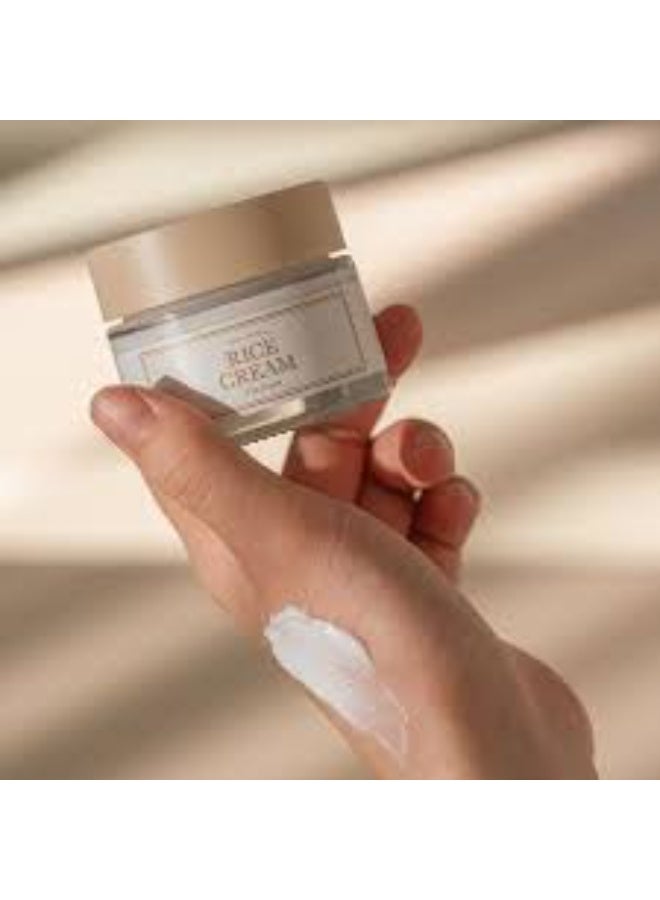 I'm from Rice Cream , 41% Rice Bran Essence with Ceramide, Glowing Look, Improves Moisture Skin Barrier, Nourishes Deeply, Soothing to Even Out Skin Tone, K Beauty - Image 2