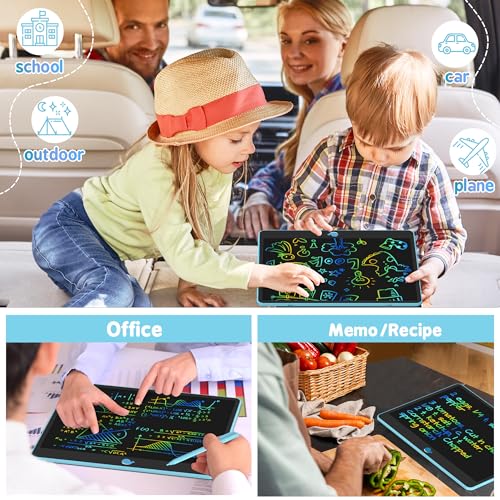 Hockvill LCD Writing Tablet for Kids 16 Inch Toys for Girls Boys Drawing Pad for 3 4 5 6 7 8 Year Old Kid Toddler Magnetic Doodle Board Travel Essentials Christmas Birthday for Children Blue - Image 5
