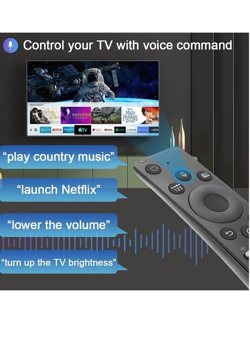 Generic Universal Voice Remote Control for Samsung TV Remote All Samsung LED QLED UHD SUHD HDR LCD HDTV 4K 3D Curved Smart TVs, with Shortcut Buttons for Netflix, Prime Video, Samsung Plus  - Image 5