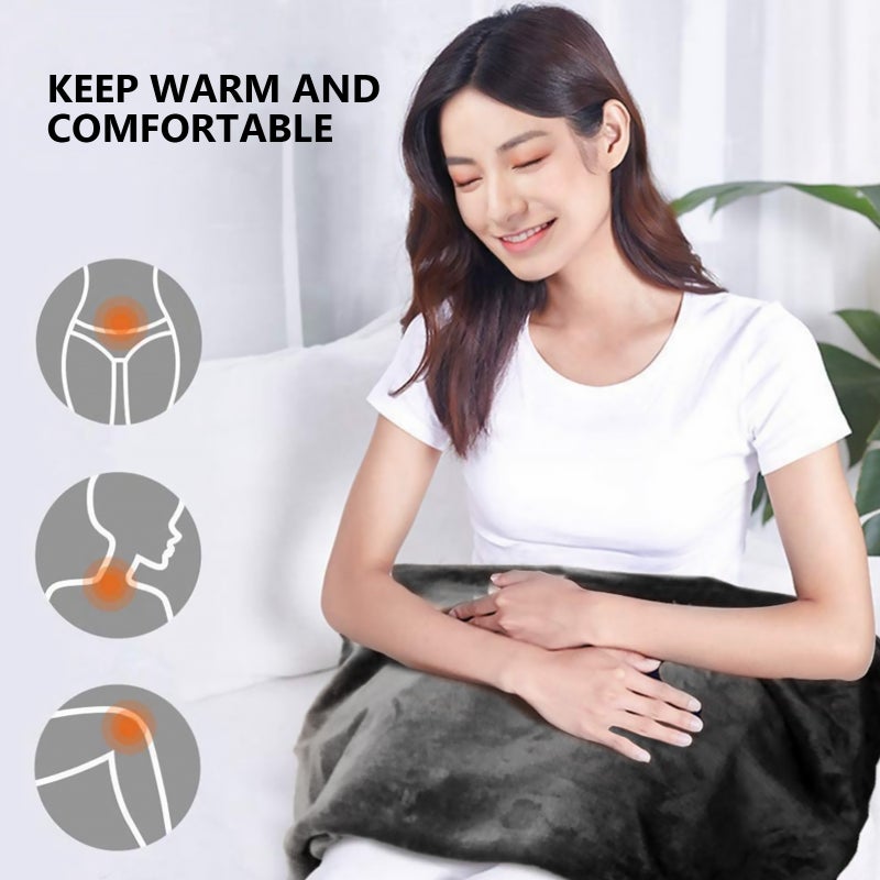 Electric Warming Shawl Electric Shoulder Blanket Winter Heating Blanket - Image 5