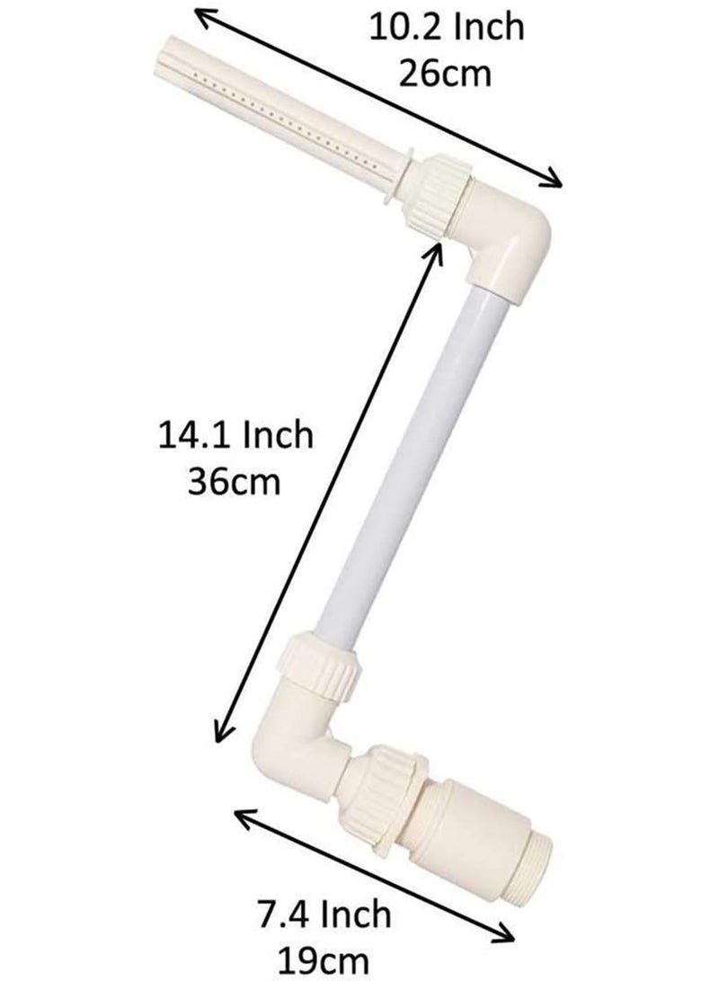 SOLARAE Pool Fountain Fun Water Sprinkler Above Flower Wall Mounted Swimming Pool Fountain And Inground Swimming Pool Waterfalls Spray Pond Decor with net for Pond or Garden Decoration - Image 5