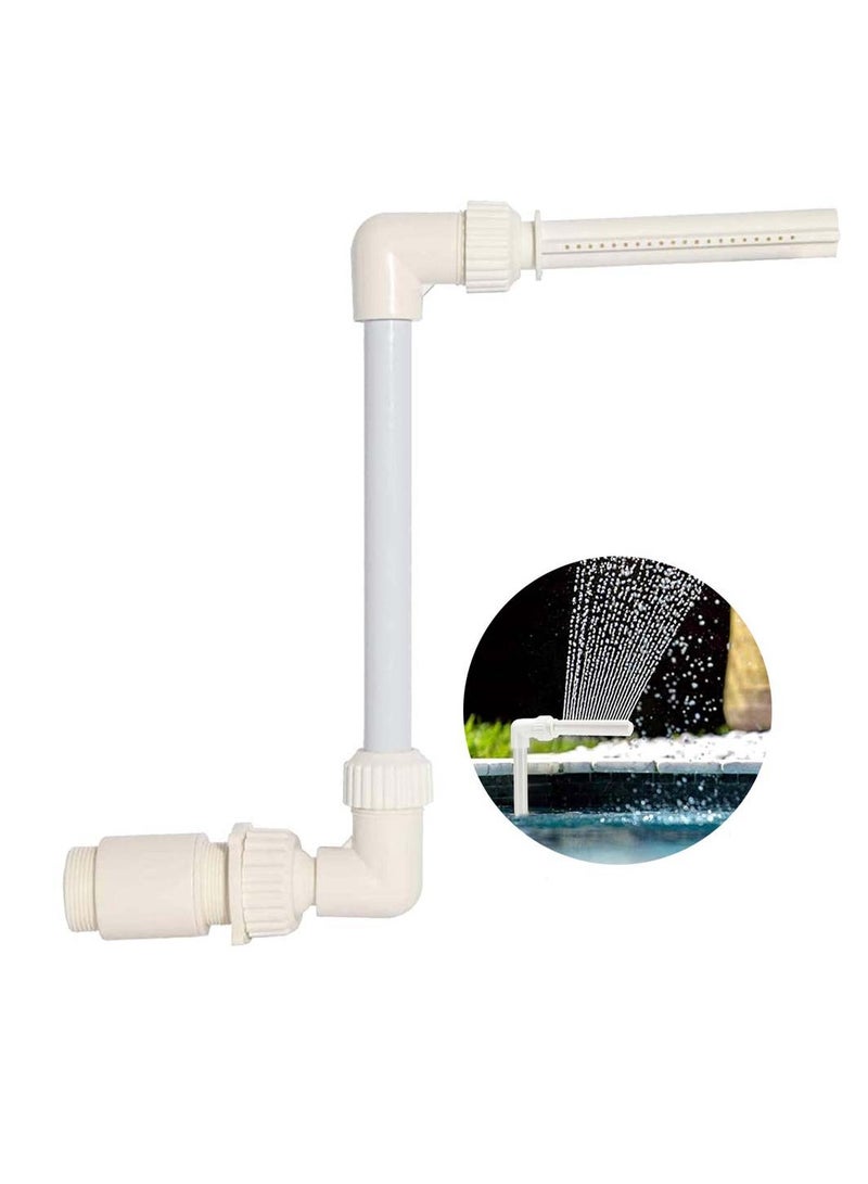 SOLARAE Pool Fountain Fun Water Sprinkler Above Flower Wall Mounted Swimming Pool Fountain And Inground Swimming Pool Waterfalls Spray Pond Decor with net for Pond or Garden Decoration - Image 1