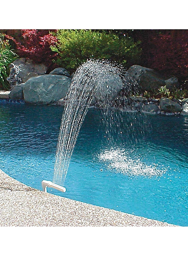 SOLARAE Pool Fountain Fun Water Sprinkler Above Flower Wall Mounted Swimming Pool Fountain And Inground Swimming Pool Waterfalls Spray Pond Decor with net for Pond or Garden Decoration - Image 4