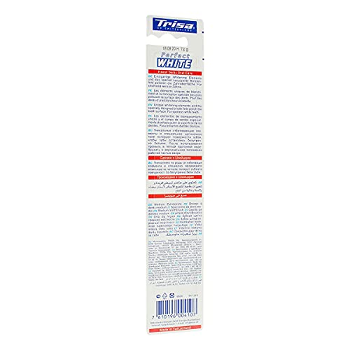 Trisa Perfect White Medium Toothbrush (Assorted Color) - Image 5