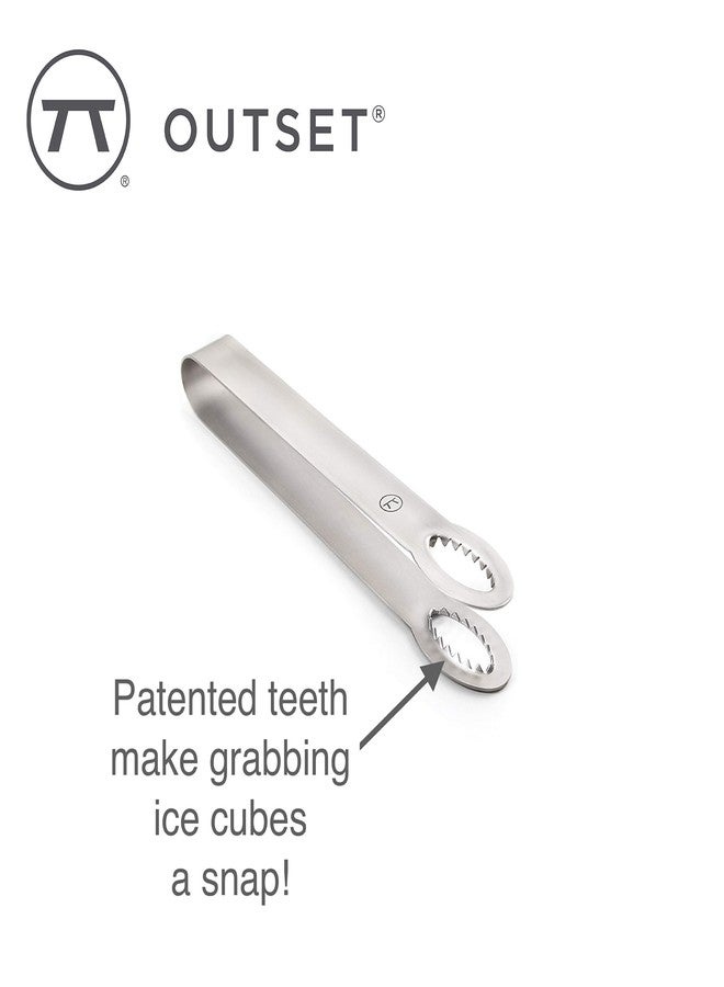 Outset Stainless Steel Ice Tongs, 8-Inch Length, Model: - Image 3