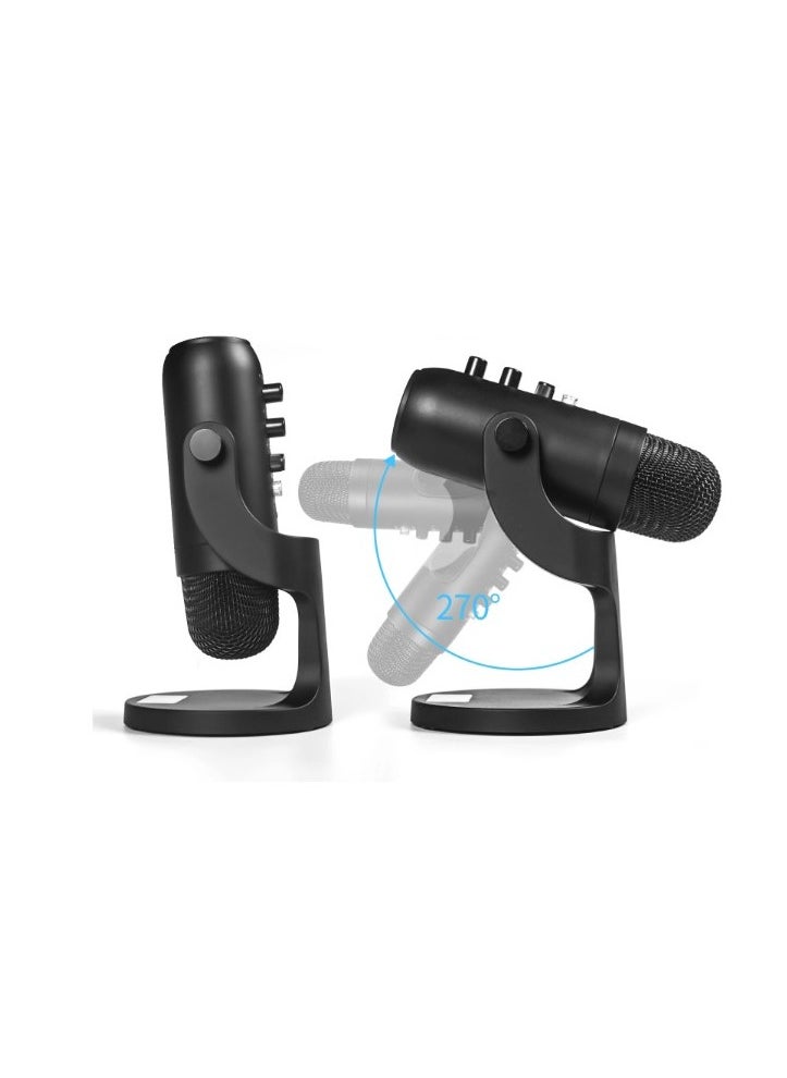 Generic - USB Microphone Professional Condenser Mic For PC Computer Laptop Recording Studio Singing Game Streaming Mikrofon Live Broadcast - Image 1