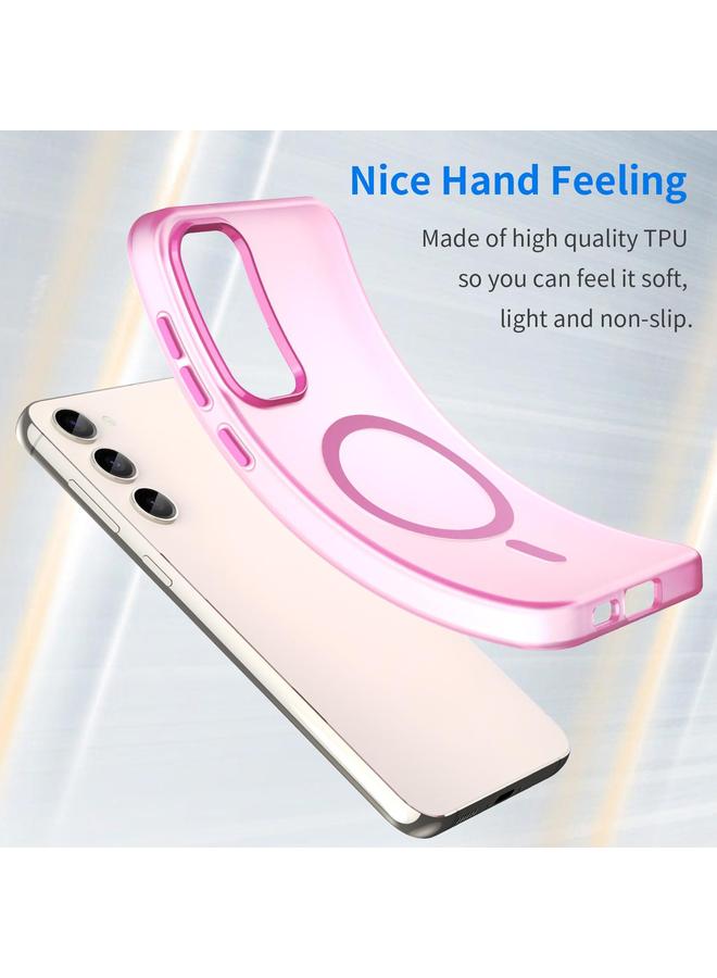 اس-توب جراب لهاتف Samsung Galaxy S23+ 5G MagSafe Frosted شفاف TPU + PC جراب هاتف بتغطية كاملة - Image 3